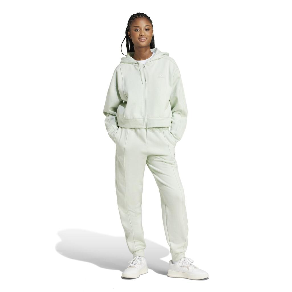 Women's Cropped Tracksuit Set - Green